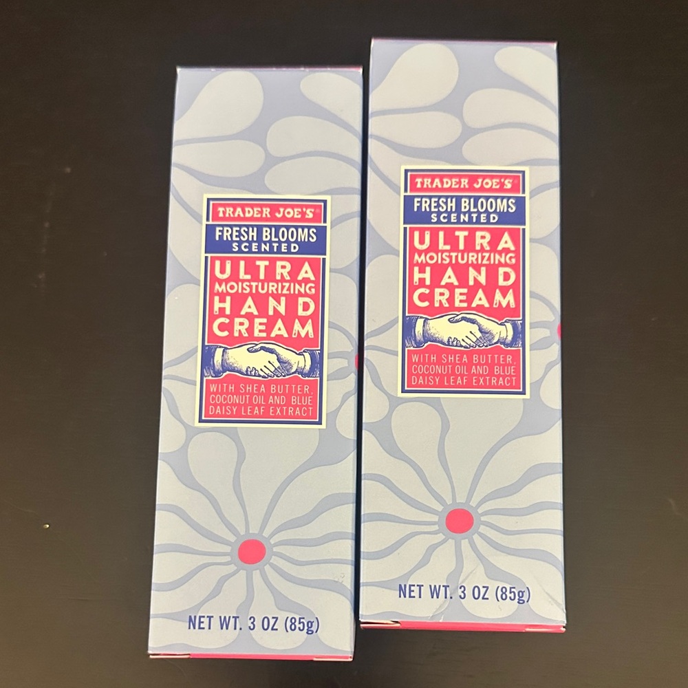 Trader Joe’s Fresh Blooms scented Ultra Moisturizing Hand Cream set of 2